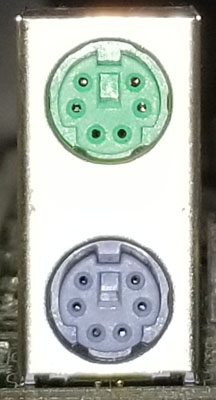 PS/2 connectors
